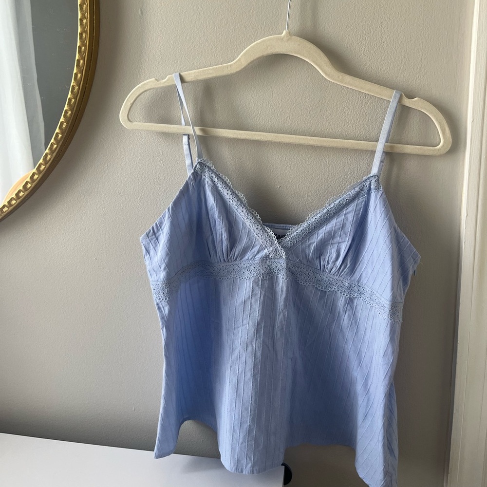 Princess Polly light blue tank top